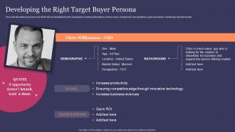 Developing The Right Target Buyer Persona Guide For Effective Content Marketing