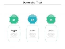 Developing trust ppt powerpoint presentation model slide portrait cpb