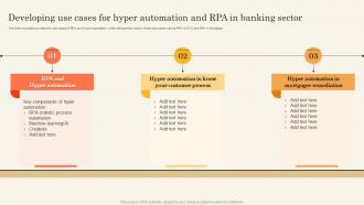Developing Use Cases For Hyper Automation And Impact Of Hyperautomation On Industries