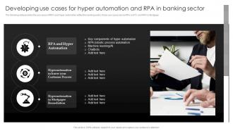 Developing Use Cases For Hyper Automation And RPA Implementation Process Of Hyper Automation