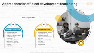 Developing Utility Billing Approaches For Efficient Development Team Hiring