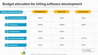 Developing Utility Billing Budget Allocation For Billing Software Development