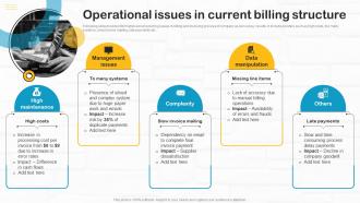 Developing Utility Billing Operational Issues In Current Billing Structure
