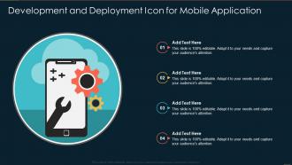 Development And Deployment Icon For Mobile Application