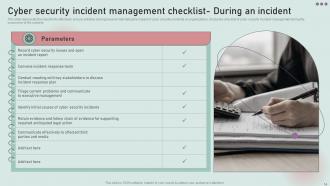 Development And Implementation Of Security Incident Management Powerpoint Presentation Slides V Adaptable Ideas