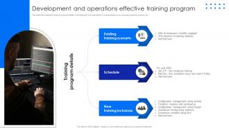 Development And Operations Effective Training Program