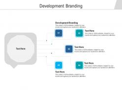 Development branding ppt powerpoint presentation model gridlines cpb