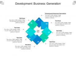 Development business generation ppt powerpoint presentation infographics summary cpb