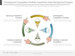 Development competition portfolio powerpoint slide background designs