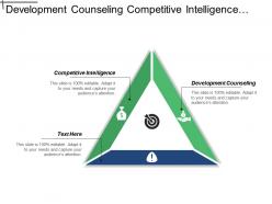 Development counseling competitive intelligence investment performance nonprofit management cpb