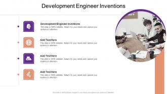 Development Engineer Inventions In Powerpoint And Google Slides Cpb