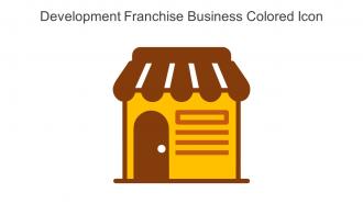 Development Franchise Business Colored Icon In Powerpoint Pptx Png And Editable Eps Format