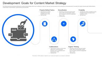Development Goals For Content Market Strategy