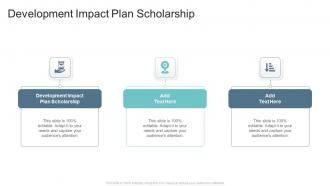 Development Impact Plan Scholarship In Powerpoint And Google Slides Cpb