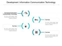 Development information communication technology ppt powerpoint presentation file cpb
