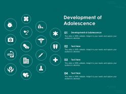 Development of adolescence ppt powerpoint presentation outline graphics example