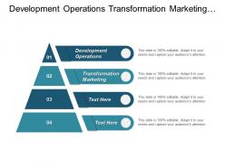 Development operations transformation marketing customer experience strategy management cpb