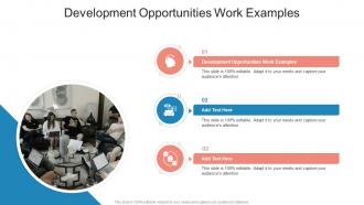 Development Opportunities Work Examples In Powerpoint And Google Slides Cpb