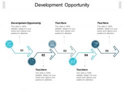 Development opportunity ppt powerpoint presentation gallery graphics tutorials cpb
