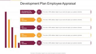 Development Plan Employee Appraisal In Powerpoint And Google Slides Cpb