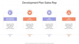 Development Plan Sales Rep In Powerpoint And Google Slides Cpb