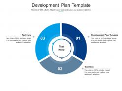 Development plan template ppt powerpoint presentation icon gallery cpb
