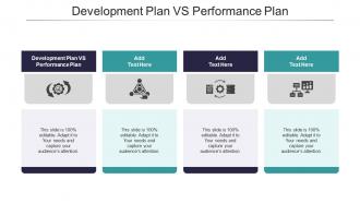 Development Plan Vs Performance Plan In Powerpoint And Google Slides Cpb