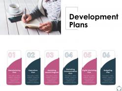 Development plans launch program ppt powerpoint presentation background