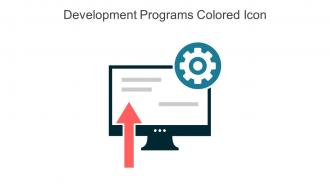Development Programs Colored Icon In Powerpoint Pptx Png And Editable Eps Format