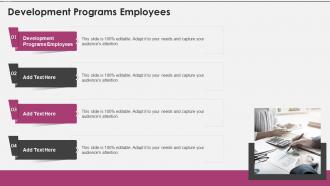 Development Programs Employees In Powerpoint And Google Slides Cpb