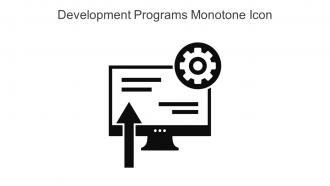 Development Programs Monotone Icon In Powerpoint Pptx Png And Editable Eps Format