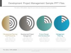 Development project management sample ppt files