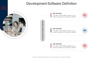 Development Software Definition In Powerpoint And Google Slides Cpb