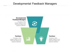 Developmental feedback managers ppt powerpoint presentation infographics ideas cpb