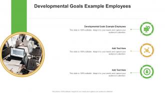 Developmental Goals Example Employees In Powerpoint And Google Slides Cpb
