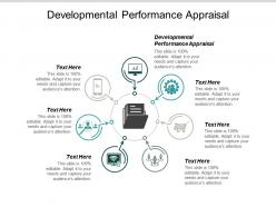 Developmental performance appraisal ppt powerpoint presentation outline inspiration cpb