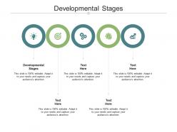 Developmental stages ppt powerpoint presentation icon grid cpb