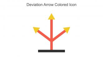 Deviation Arrow Colored Icon In Powerpoint Pptx Png And Editable Eps Format