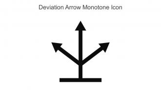Deviation Arrow Monotone Icon In Powerpoint Pptx Png And Editable Eps Format