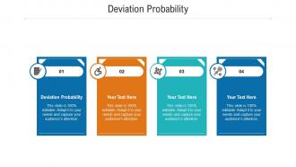 Deviation probability ppt powerpoint presentation summary themes cpb
