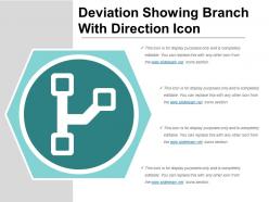 Deviation showing branch with direction icon