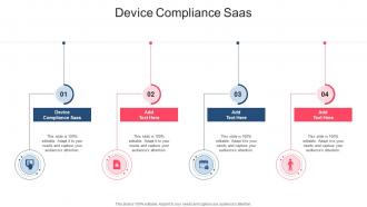 Device Compliance Saas In Powerpoint And Google Slides Cpb