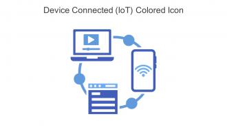 Device Connected Iot Colored Icon In Powerpoint Pptx Png And Editable Eps Format