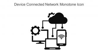 Device Connected Network Monotone Icon In Powerpoint Pptx Png And Editable Eps Format