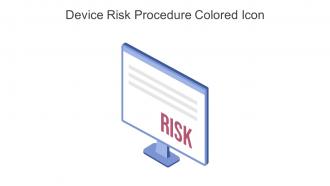 Device Risk Procedure Colored Icon In Powerpoint Pptx Png And Editable Eps Format