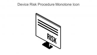 Device Risk Procedure Monotone Icon In Powerpoint Pptx Png And Editable Eps Format