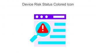 Device Risk Status Colored Icon In Powerpoint Pptx Png And Editable Eps Format