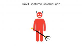 Devil Costume Colored Icon In Powerpoint Pptx Png And Editable Eps Format