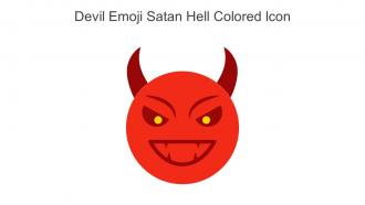 Devil Emoji Satan Hell Colored Icon In Powerpoint Pptx Png And Editable Eps Format