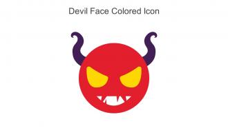 Devil Face Colored Icon In Powerpoint Pptx Png And Editable Eps Format